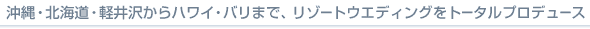 ����E�k�C���E�y��򂩂�n���C�E�o���܂ŁA���]�[�g�E�G�f�B���O���g�[�^���v���f���[�X