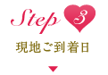 step3 現地ご到着日