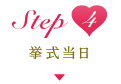 step4 挙式当日